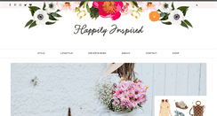 Desktop Screenshot of happilyinspired.com